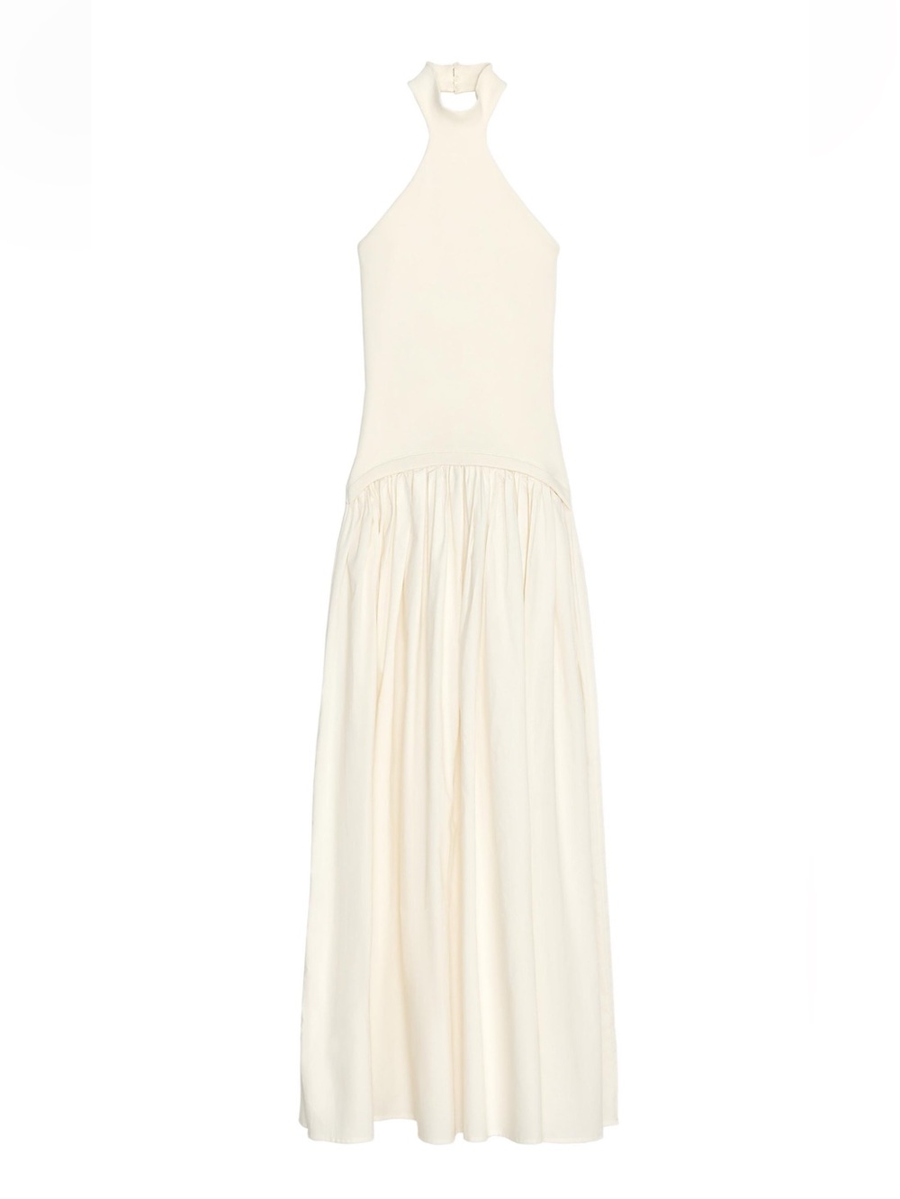 ZARA NWT WOMAN
COMBINATION HALTER
DRESS ECRU